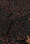 Printed with embroidered three piece article sz313