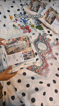 Polka dot three piece article bw345
