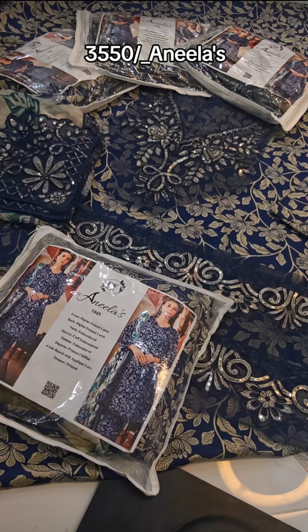 ANEELA'S THREE PIECE ARTICLE1800f