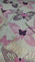 BEAUTIFUL TWO PIECE BUTTERFLY EMBROIDERED ARTICLE Ft2254