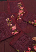 Embroidered with patches two piece article fi103