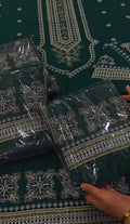 Embroidered krandi three piece article wh421
