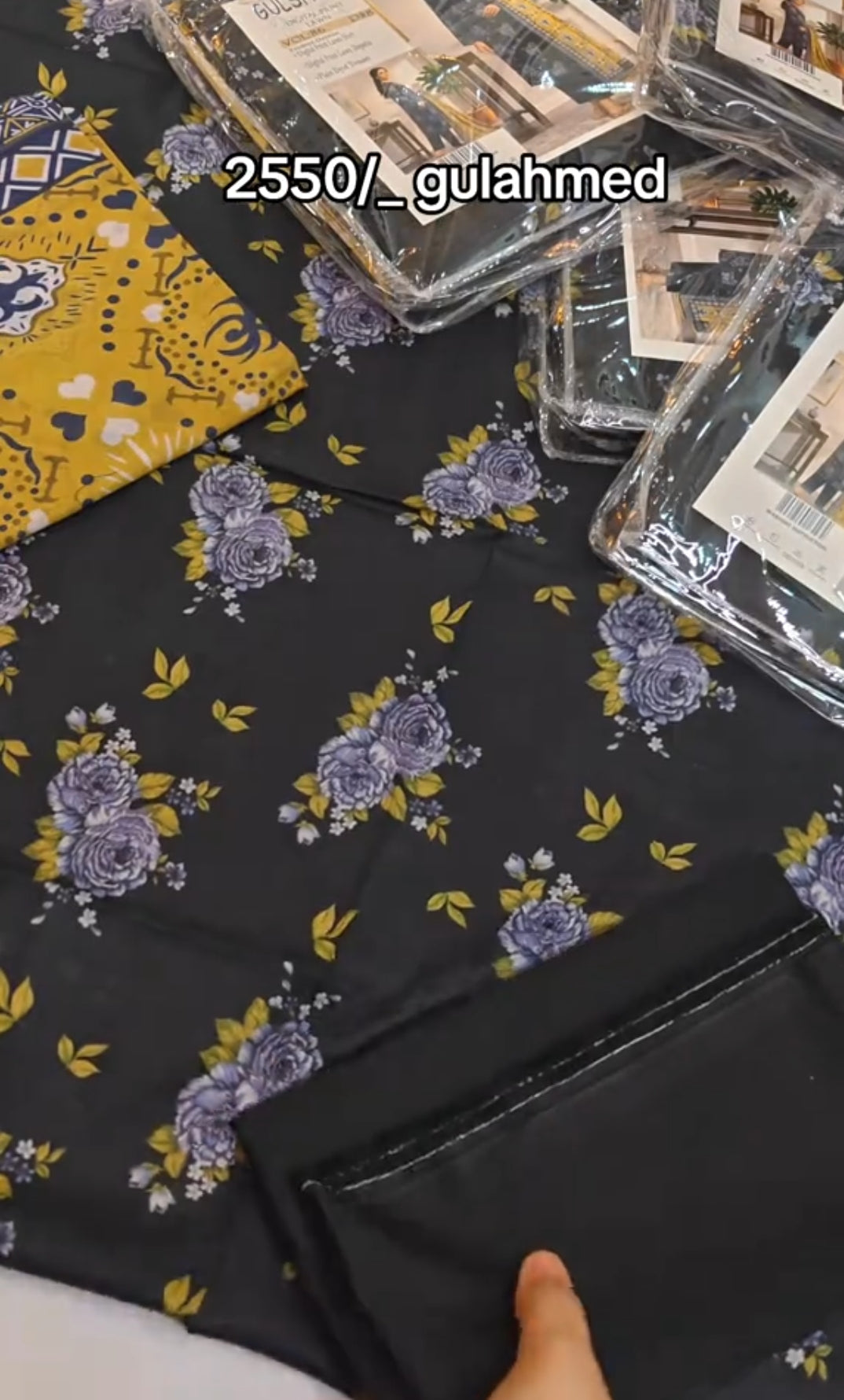 GULAHMED THREE PIECE PRINTED ARTICLE FS45