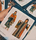 Embroidered three piece article yd678