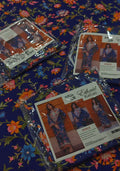 Printed silk two piece article fj853