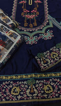 Embroidered silk  two piece article sj580