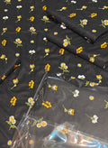 Black embroidered 2pc article dy342