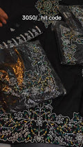 BLACK COLOUR EMBROIDERED HIT ARTICLE Ab679