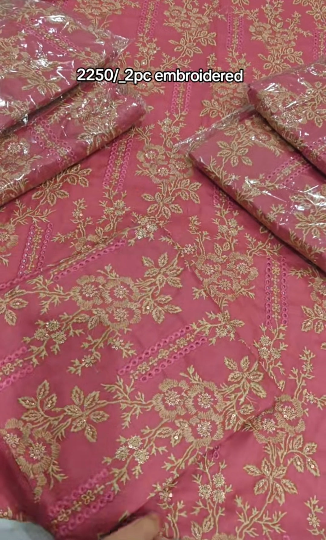 BEAUTIFUL EMBROIDERED ARTICLE TWO PIECE GJ56