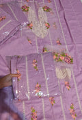 Embroidered with patches two piece article aby356