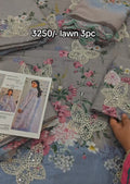 Baroque embroidered three piece article gh753