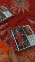 Silk beautiful embroidered two piece article qp294
