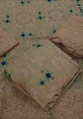 Embroidered with patches three piece article fk468 fatima collection