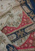 Embroidered silk  two piece article dm842