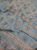 Luxury two piece embroidered article sky89