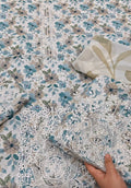 Printed with embroidered three piece article es531