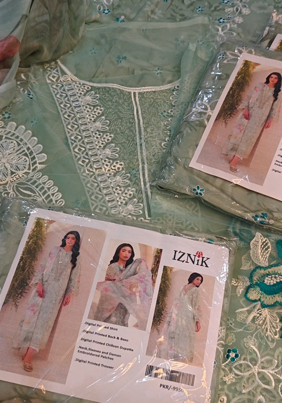 Print with patches three pieces article dk423