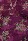 Printed with patches silk two piece article zc107
