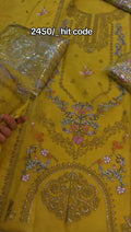 Embroidered two piece article yp67